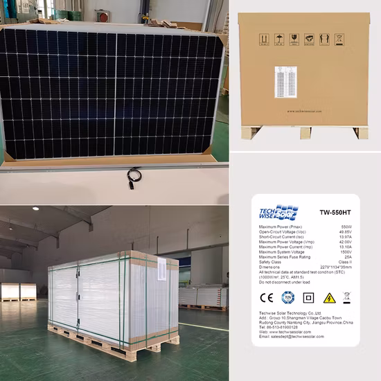 Panel barato 500W 550W 560W 800W 550 vatios Panel de energía solar para el hogar